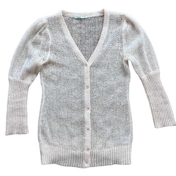URBAN OUTFITTERS kimchi blue mohair cardigan SWEATER - Picture 3 of 5